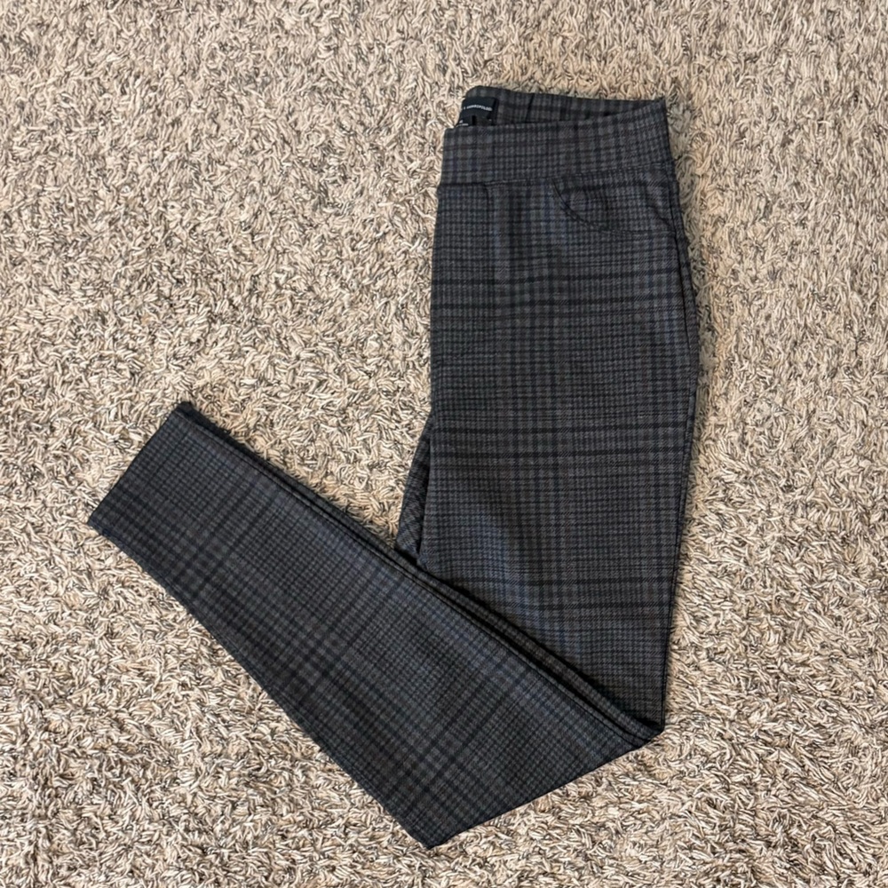 Sanctuary x Anthropologie Plaid Pull-On Skinny Pants size XS